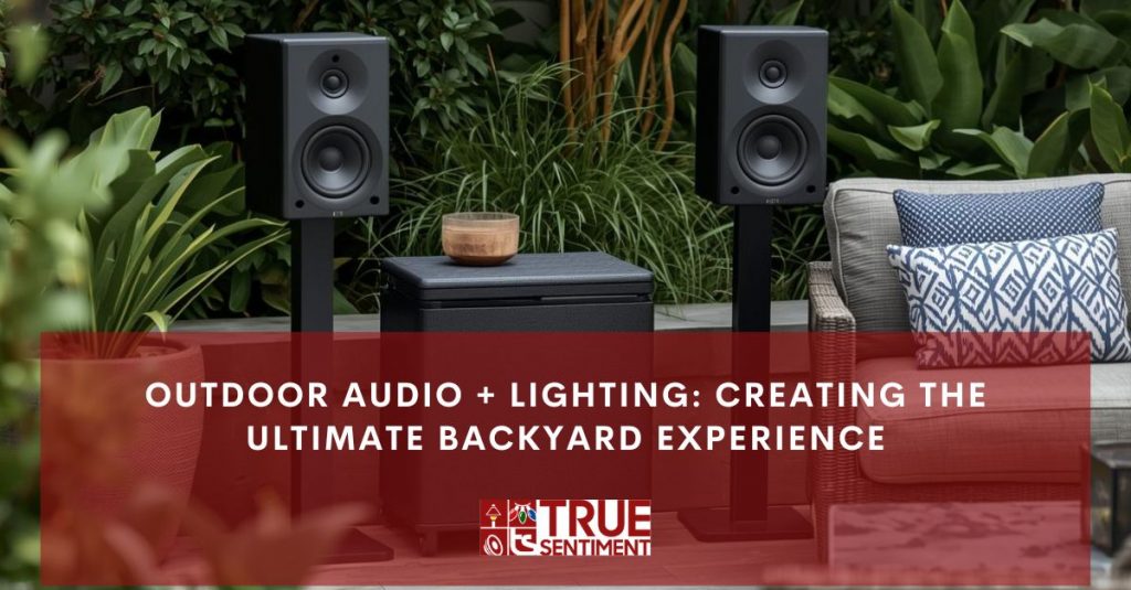 outdoor audio lighting creating the ultimate backyard experience 