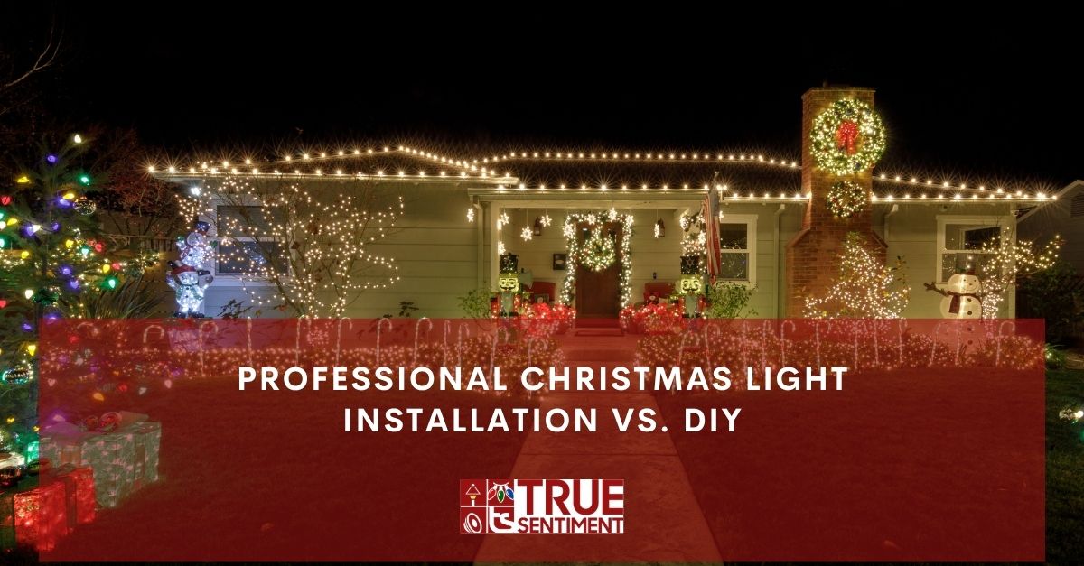 professional christmas light installation vs diy